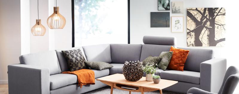 Elegante pendler over sofaen